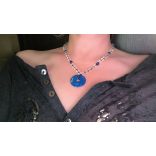 ZEN Boldogság Talizmán Nyaklánc – Lapis Lazuli és Hegyikristály