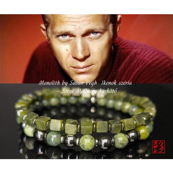 Monolith by Susan Végh – IKONOK: Steve McQueen ásványkarkötő szett