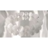 Őrangyal Karkötő – Fehér Szelenit & Hegyikristály