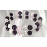 Őrangyal Karkötő – Ametiszt & Angyal Aura Lila Szelenit