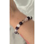 Őrangyal Karkötő – Ametiszt & Angyal Aura Lila Szelenit