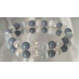 Őrangyal Karkötő – Angelit & Világoskék Szelenit