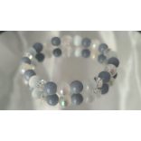 Őrangyal Karkötő – Angelit & Világoskék Szelenit