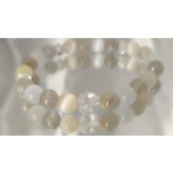   Őrangyal Karkötő – Arany Rutil & Sárga Szelenit & Fehér Szelenit