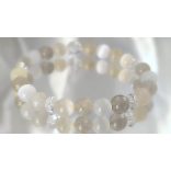 Őrangyal Karkötő – Arany Rutil & Sárga Szelenit & Fehér Szelenit