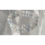 Őrangyal Karkötő – Cölesztin & Kék Angyal Aura Szelenit & Fehér Aura Szelenit