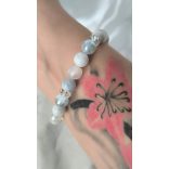 Őrangyal Karkötő – Cölesztin & Kék Angyal Aura Szelenit & Fehér Aura Szelenit