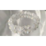 Őrangyal Karkötő – Angyal Aura Kvarc & Fehér Aura Szelenit & Fehér Szelenit