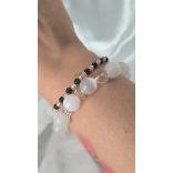 Őrangyal Karkötő – Fehér Szelenit & Hegyikristály + Kísérő Karkötő – Szerafinit & Cirkon 