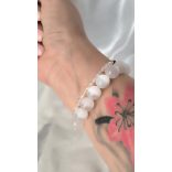 Őrangyal Karkötő – Fehér Szelenit & Hegyikristály + Kísérő Karkötő – Szerafinit & Cirkon 