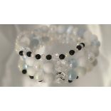 . Őrangyal Karkötő – Cölesztin & Kék Angyal Aura Szelenit & Fehér Angyal Aura Szelenit + Kísérő Karkötő – Szerafinit & Cirkon (4 mm)