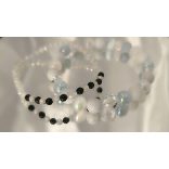 . Őrangyal Karkötő – Cölesztin & Kék Angyal Aura Szelenit & Fehér Angyal Aura Szelenit + Kísérő Karkötő – Szerafinit & Cirkon (4 mm)