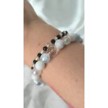 . Őrangyal Karkötő – Cölesztin & Kék Angyal Aura Szelenit & Fehér Angyal Aura Szelenit + Kísérő Karkötő – Szerafinit & Cirkon (4 mm)