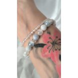 . Őrangyal Karkötő – Cölesztin & Kék Angyal Aura Szelenit & Fehér Angyal Aura Szelenit + Kísérő Karkötő – Szerafinit & Cirkon (4 mm)