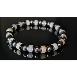   Monolith - Amazonit & Hematit férfi ásvány karkötő - A Tenger Lelke