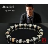 Monolith - Amazonit & Hematit férfi ásvány karkötő - A Tenger Lelke