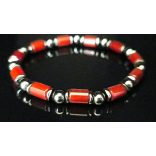 Monolith - Karneol & Hematit férfi karkötő - A Tűz Lendülete