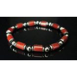 Monolith - Karneol & Hematit férfi karkötő - A Tűz Lendülete