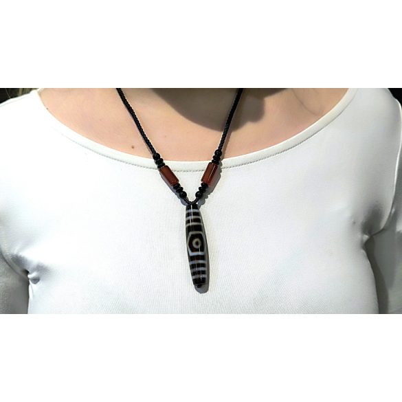 3 Szemű DZI – karneollal