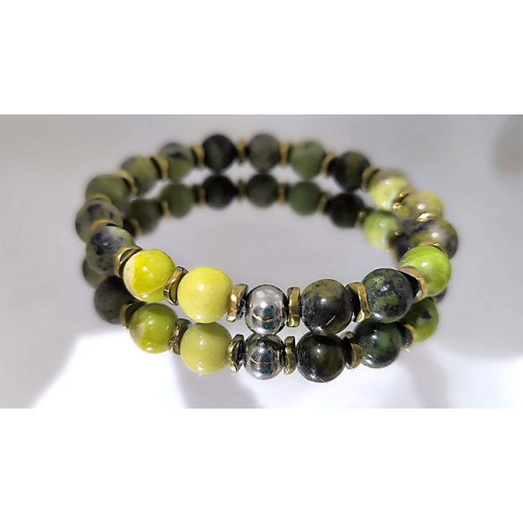 Moonligth Muse – Emerald Whisper Karkötő - A Szelíd Bátorság Karkötője