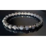 MONOLITH by Susan Végh – “Volcanic Code” Férfi prémium ásvány karkötő