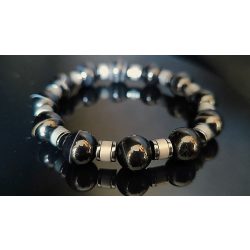   MONOLITH by Susan Végh – “Silent Authority” Férfi prémium ásvány karkötő