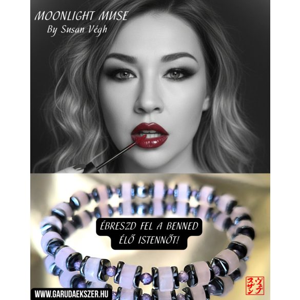 Moonlit Muse – A Szeretet és Lágyság Premium Ásvány Karkötője